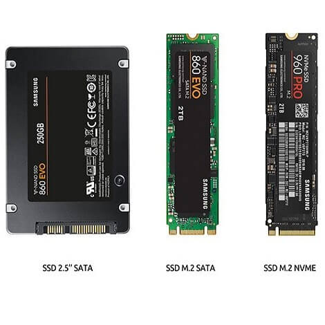 انواع مختلف SSD